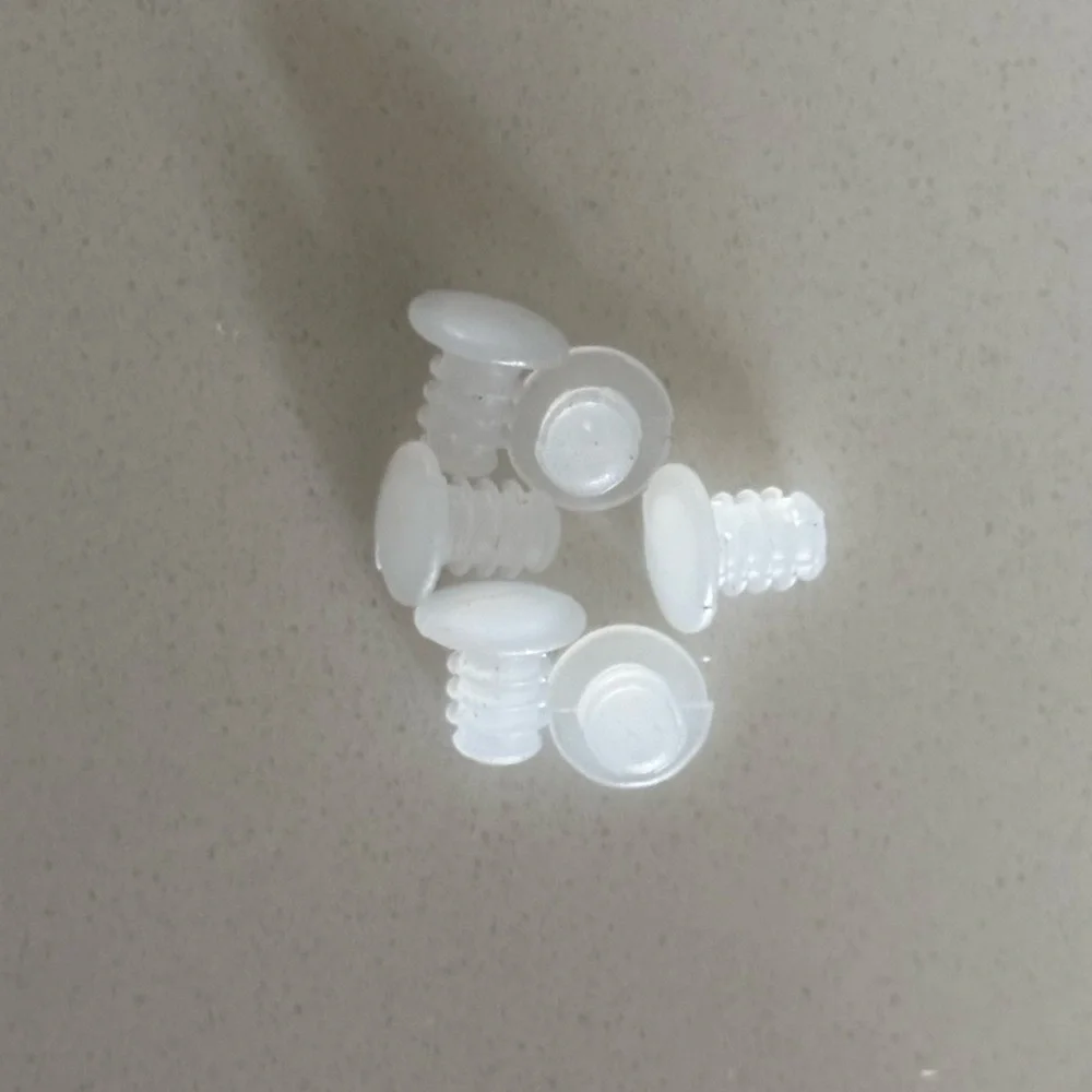IKEA 115339 Small Plastic Bungs Plugs Fillers Furniture Hardware x6 HEMNES
